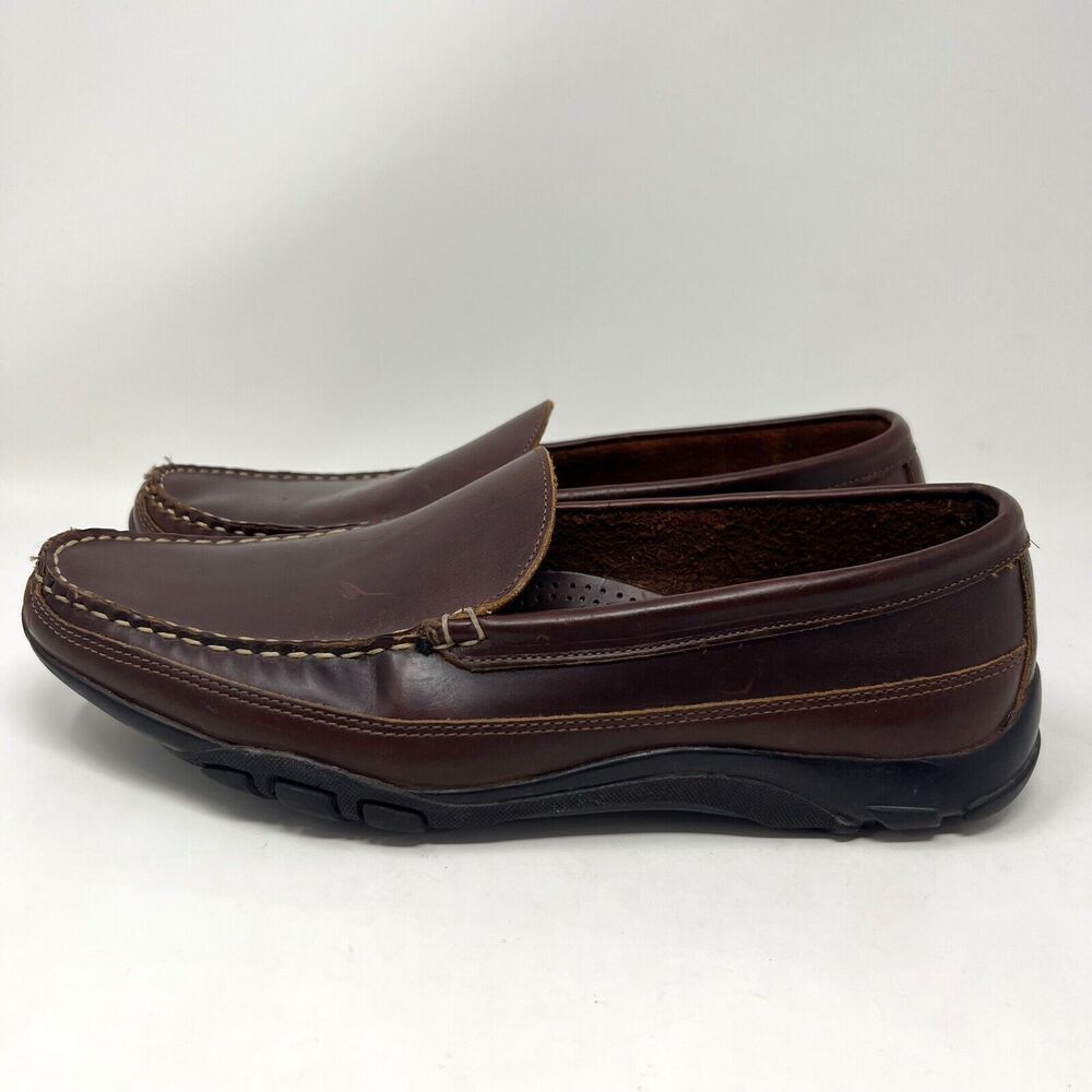 Allen Edmonds Boulder Venetian Driving Moccasin Brown Moc Loafers Men’s Size 11 - Picture 3 of 11